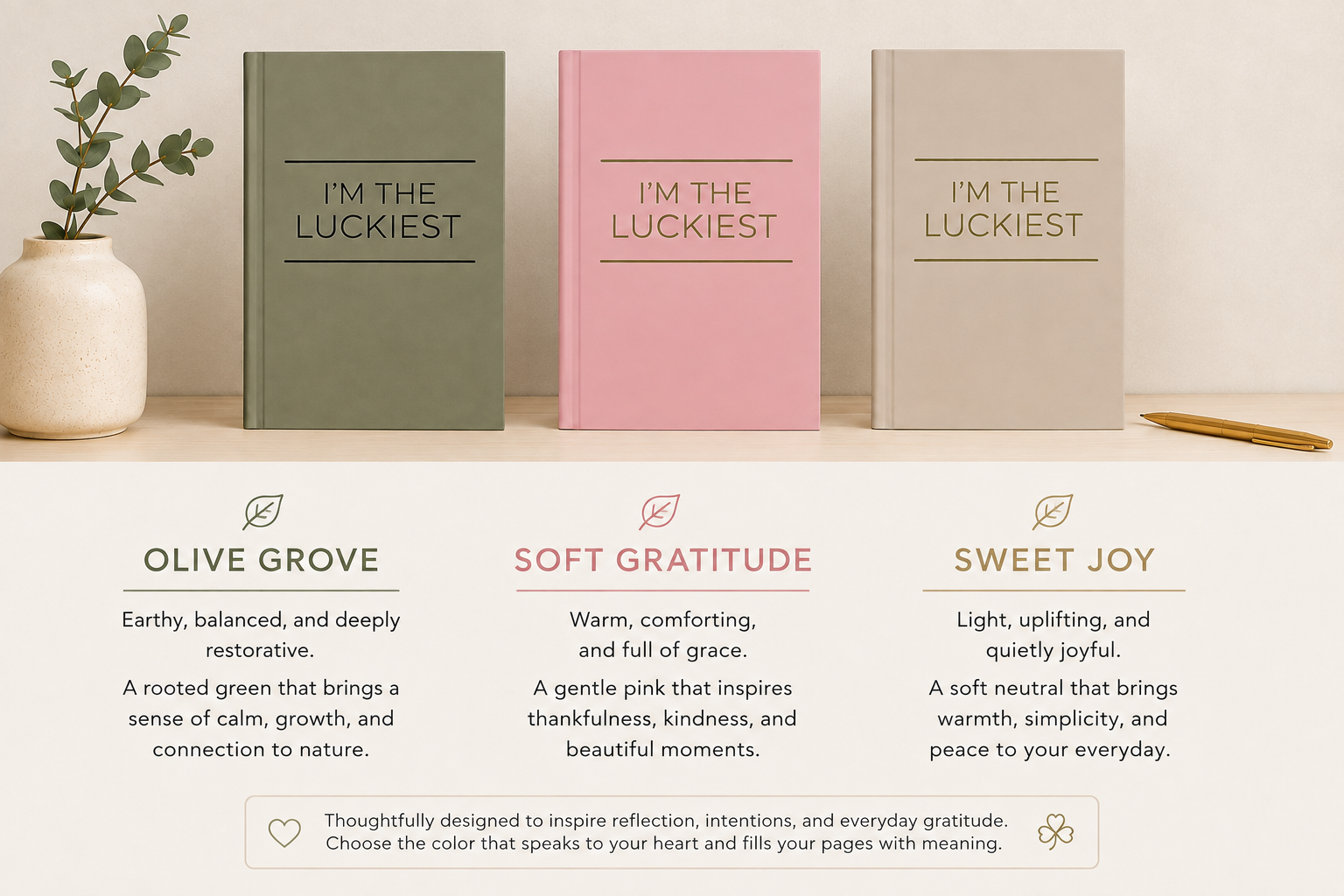 Lucky Pages Gratitude Journal - Sweet Joy