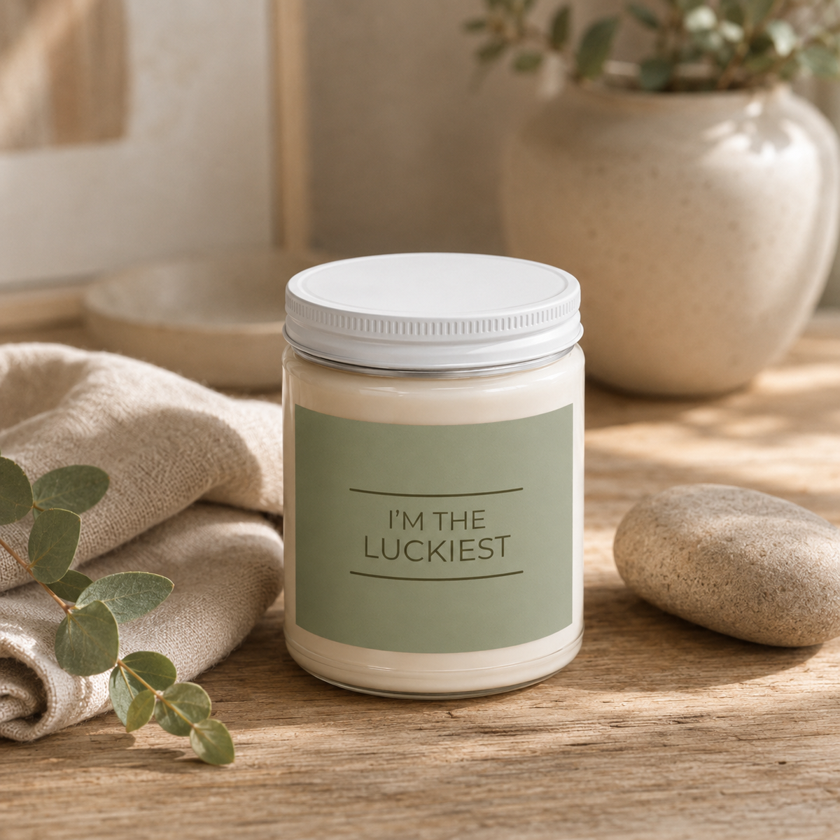 Lucky Light Candle - Olive Grove