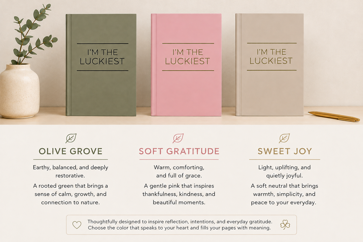 Lucky Pages Gratitude Journal - Olive Grove