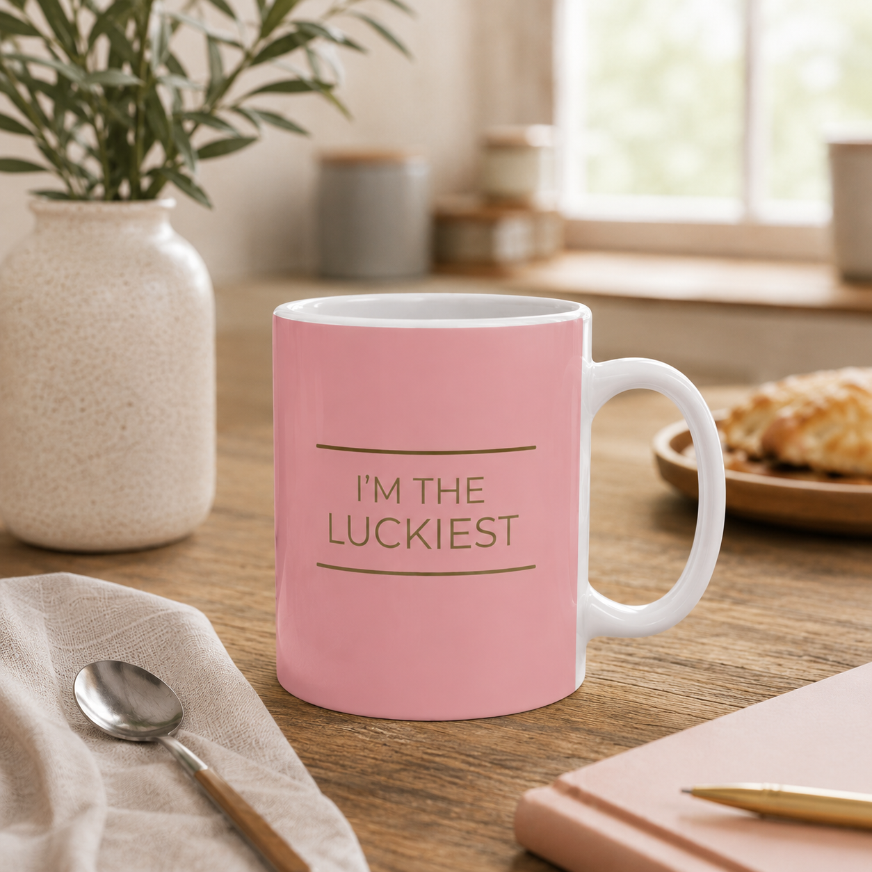 Morning Luck Mug - Soft Gratitude