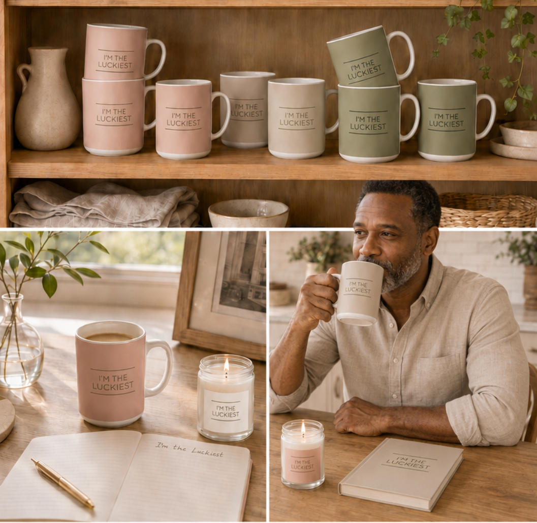 Morning Luck Mug - Soft Gratitude